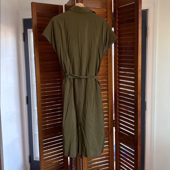 COS Khaki Belted Shirt Dress - Picture 4 of 4